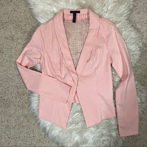 2/$10 Blush Window Pane Blazer
